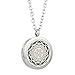 joymiao Essential Oils Necklace Women - Aromatherapy Pendant Diffuser Stainless Steel Locket - Perfume Jewelry for Gifts
