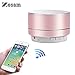 Zosam Mini Wireless Speaker, Portable Bluetooth Speaker with HD Sound, 4H Play-time, Built-in Mic, TF Card Slot, FM and LED Lights for Home, Travel