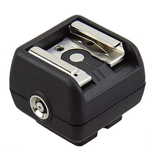 JJC Kompatibel mit Studioblitz an Standard ISO Kamerablitzschuh oder Multi Interface Shoe Blitzadapter