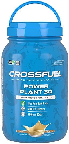 CrossFuel Power Plant 30 Vegan Protein, Vanilla, 966g