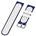 Fit for Samsung Galaxy Watch Active 2 40mm/ 44mm Watch Bands, POLAR IGNITE 20mm Silicone Quick Release Replacement Band Straps Wristbands Fit for Garmin VivoActive 3 Music Women Men (Gray Blue)