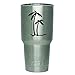 DD297 2 Pack- Palm Trees - Tropical Beach Decal Sticker (Decal ONLY Cup NOT Included) | 3 Inches | Premium Quality Black Vinyl | Camping Tumbler Decal…