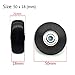 Mmei 1 Pair Replacement Wheels with 608zz Bearings for Luggage Suitcase Inline Outdoor Skate (50 mm x 18 mm)