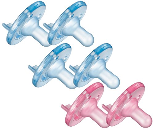 Philips Avent BPA Free Soothie Pacifier 6 Pack, Blue & Pink