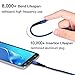 Galaxy S7 Edge Charger Cord, [3 Pack 3ft 6ft 10ft] Micro USB Cable Nylon Braided Android Fast Sync Charging Cord for Samsung Galaxy S6 S7 Edge J3 J7, LG stylo 2 3 Plus, LG G4 G3 K20 Plus, Black Blue