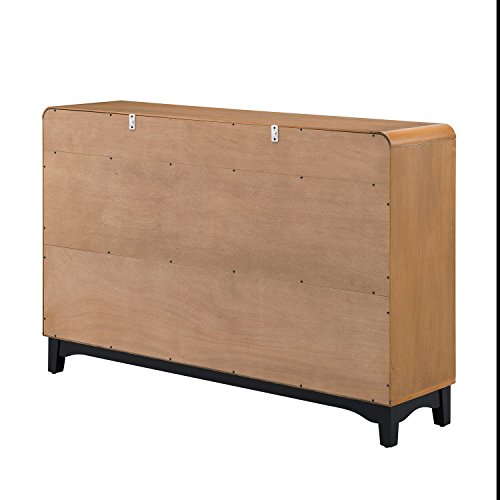 Furniture HotSpot Two Tone Credenza Sideboard Buffet Midcentury Buffet Table - Thumbnail 7