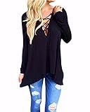 ZANZEA Ladies Lace Up Hollow Long Sleeve Hoodie Irregular Hem Blouse Tops Shirt