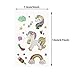Jatidne Unicorn Temporary Tattoos for Kids Birthday Party, Waterproof Unicorn Tattoo Stencil Unicorn Party Supplies 16 Sheets, 288 Tattoos