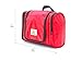 Pick-A-Pack Toiletry Cosmetic Bag-Waterproof Hanging Travel Toiletries Bag W/Handle+ Travel Bottles Set-Travel In Top Convenience & Organization Of Your Essentials (red)