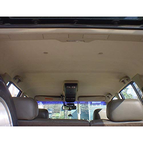Auto Interior Ceiling Cloth Fresh Replacing The Sagging And Old Torn Headliner Foam Backed Beige 60inch X 12inch