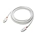 Cable Matters 2-Pack USB C to USB C Cable (USB Type C Cable / USB-C Cable) in White 6.6 Feet for Samsung Galaxy S9/S8/Note 8, LG G6/V30, Nintendo Switch, Google Pixel/Nexus 5X/6P and More
