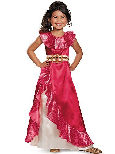 Elena Adventure Dress Classic Elena of Avalor Disney Costume, Medium/7-8