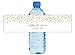 DesignThatSign 100 Gold Confetti On White Background Wedding Anniversary Engagement Party Water Bottle Labels Bridal Shower Birthday