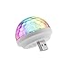 Mosotech Mini USB Disco Light, Portable home party light, USB Disco ball for Kids parties, Karaoke party LED Christmas decorations