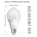 BRTLX PIR Motion Sensor LED Bulb A19 13W E26 3000K Warm White Auto On/Off Night Lights Smart Motion Activated Security Light Bulb for Stairs Basement Garage Yard Corridor Pack of 2