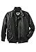 KingSize Men's Big & Tall Leather Bomber Jacket