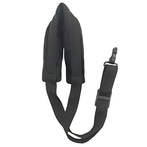 Xinlinke Saxophone Neck Strap Extra Long Size for Tenor Alto Baritone Sax Thick Padded with Metal Hook