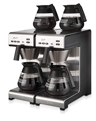Bonamat Matic Twin Kaffeemaschine Festwasser inkl. 4 Glaskannen 1,7l 230V – Bild 5