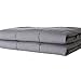 CuteKing Cooling Weighted Blanket 60x80 Inches for Queen or Full Size Bed, 15lbs for Individual Between 90-150lbs, 100% Oeko-Tex Certified Cotton with Glass Beads for Adult, Dark Grey Brand