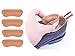 Leather Heel Grips Liner,Non Slip Inserts for Men Women Shoes Too Big,Shoe Filler Improved Shoe Fit and Comfort,Prevent Blisters (Khaki, Thciker)