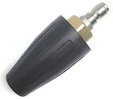 YOKING Turbo Nozzle For Pressure Washers YK-3K04N, 3000 PSI,3.5GPM with 1/4" Plug, Black (Ceramic Nozzle size 04) (040 nozzle)
