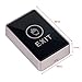 DC 12V NC NO Rectangular, ZOTER Touch Sensor Door Exit Release Button Switch LED Light