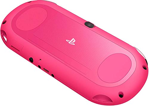Sony Playstation Vita Wi-Fi 2000 Series with AC Adapter and Silicon Joystick Covers (Renewed) (Piano Black/Matte Pink)
