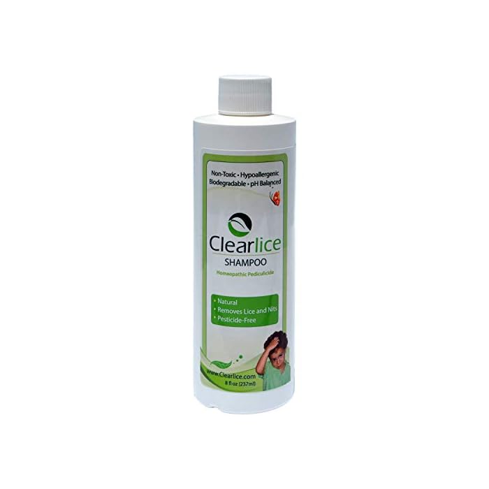 ClearLice Head Lice Treatment Shampoo - Natural and Effective One Day Treatment - Get Rid of Lice, Super Lice & Nits…