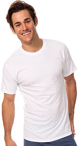 Hanes Men's Classics Crew Neck Tee Tall Man, White, XX-Large (Pack of 2)