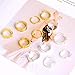 ONESING 12 Pcs Toe Ring for Women Vintage Open Tail Ring Daisy Arrow Band Adjustable Toe Ring Foot Jewelry