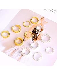 ONESING 12 Pcs Adjustable Toe Ring for Women Girls Vintage Open Tail Ring Daisy Arrow Band Toe Ring Foot Jewelry