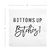 Andaz Press Rose Gold Foil Funny Cocktail Napkins, Bottoms Up, 50-Pack 3-Ply Disposable Funny Beverage Napkins for Birthday Retirement Wedding Bridal Party Cocktail Napkins Funny Quotes