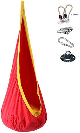 Hot Sales Kids/Child Pod Swing Chair / Folding Child Hanging Seat Rope Hammock Kids Swing for Outdoor and Indoor swing for kids or As a Birthday Gifts to Kids
