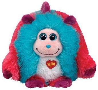 Ty Monstaz Jazzy Plush Toy, Pink/Blue, Medium by Ty Monstaz