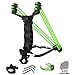 MoreFarther Hunting Slingshot Set, Wrist Sling Rocket Y Shot Slingshot with Ammos(200 Qty)