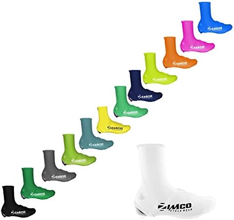Zimco Lycra Cycling Bicycle Shoe Cover Booties Overshoes Rear Zipper
