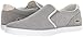 Lacoste Men's Jouer Slip on Shoe, Grey Canvas, 8.5 M US