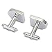 BodyJ4You Cufflinks World Continents Map Unique Design Modern Men Pair Fashion Jewelry