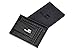 Toughergun Genuine Leather Magnetic Front Pocket Money Clip Wallet RFID Blocking(Weaved Black Top Notch)