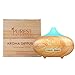 Purest Natural Essential Oil Diffuser - Best Cool Mist Electric Aroma Spa Ultrasonic Aromatherapy Humidifier - Auto Shut-Off & 7 Color LED Lights Engrain