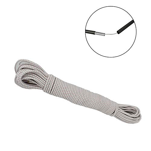 AceCamp 1/8 Inch Shock Cord Pole Repair, Replacement Bungee Strap Rope for Worn & Old Tents, Emergency Stretch Elastic Cord, Moisture UV Weather & Abrasion Resistant, 65 Feet