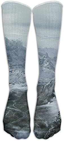 Skyrim Mountain Athletic Tube Stockings Women's Men's Classics Knee High Socks Sport Long Sock One Size