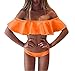 JIANLANPTT Lady Girls Off Shoulder Ruffle Swim Bathing Suit Bikini Two Piece Set