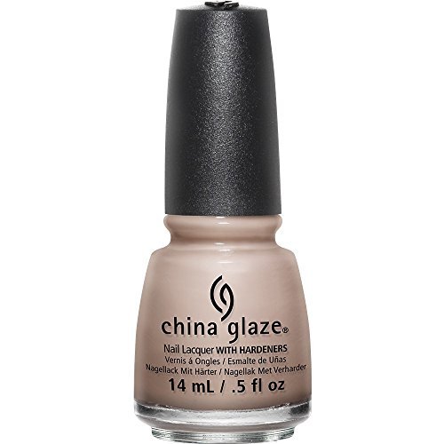 China Glaze Nail Polish Lacquer - 2015 Desert Escape - 82649 - What's She Dune (Tranquil Sandy Beige Crème), 0.5 Fluid Ounce