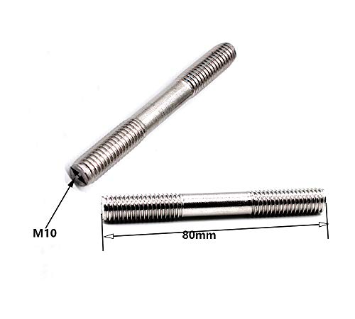 1 6Pcs+M10x80mm+Stainless+Steel+Double