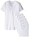 Hanes Men’s 6Pack White V-Neck Tagless 100% Cotton Undershirts T-Shirts 2XL