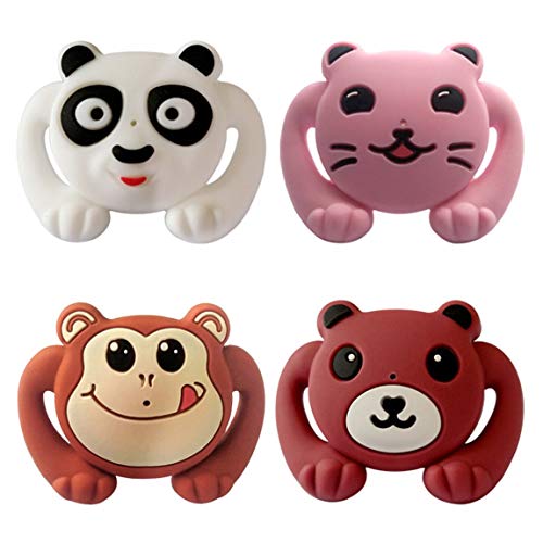 Silicone Funny Baby Pacifier Dummy Nipple Teethers Appease Toy Toddler Pacy Orthodontic Teat Infant Christmas Gift Baby Care - Brown