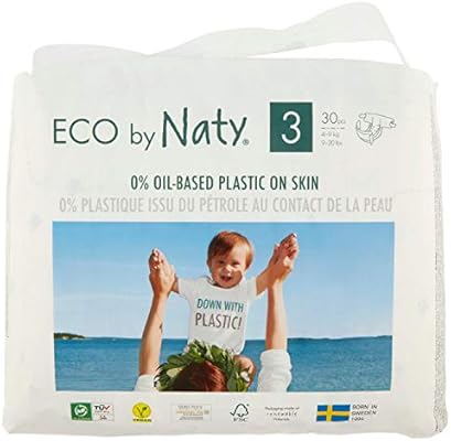 Eco By Naty Ekolojik Bebek Bezi Midi 3 30 Adet 4 9 Kg Amazon Com Tr