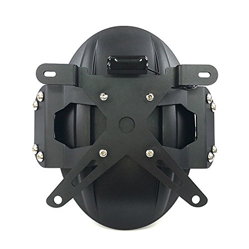 FATExpress Motorcycle Billet Aluminum Black Rear Mudguard Tire Hugger Mud Guards Fender with License Plate Bracket Holder for KTM Duke 390 RC 200 2015 2016 2017 15-17 - Thumbnail 2