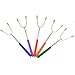 Valdo Home New Marshmallow Roasting Sticks Set of 5 Safe for Kids Extra Long 45’’ Telescoping Extendable Camping Cookware - Hot Dog, Smores Forks